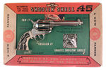 "SHOOTIN' SHELL .45" CAP PISTOL IN ORIGINAL PACKAGING BY MATTEL.