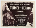 "NEW ADVENTURES OF BATMAN AND ROBIN" SERIAL LOBBY CARD.