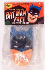 "BENDEE TOYS BATMAN FACE" SOFT FOAM PUPPET HEAD.