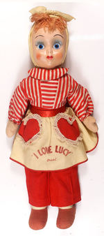 "I LOVE LUCY" LUCILLE BALL LARGE RAG DOLL.