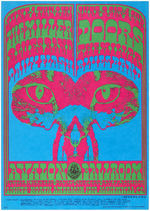 FAMILY DOG CONCERT POSTER FD-64 FEATURING THE DOORS.