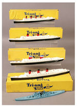 "TRI-ANG MINIC SHIPS" BOXED REPLICAS.