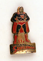 "SUPERMAN" RARE ANIMATED CARTOON PREMIUM PIN.