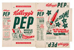 "KELLOGG'S PEP REAL PHOTO" BOX FLAT VARIETY.