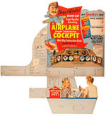 CAPTAIN SPARKS "AIRPLANE PILOT TRAINING COCKPIT" STORE DISPLAY.