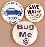 VOLKSWAGEN 1960s BUTTONS.