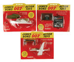 “JAMES BOND GILBERT ACTION TOYS” SET.