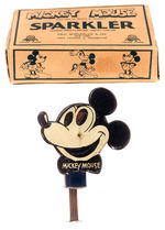 "MICKEY MOUSE" SPARKLER W/REPRODUCTION BOX.