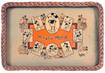 "MICKEY MOUSE" RARE ENGLISH SERVING TRAY.