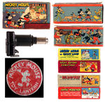 "MICKEY MOUSE" BOXED LANTERN "PROJECTOR" AND SLIDE SETS.