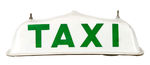 "TAXI" TOPPERS/THERMOMETER FOUR-PIECE LOT.