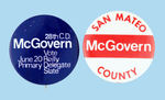 McGOVERN LOCAL ISSUE PAIR "McGOVERN 28TH C.D."