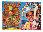 COWBOY/WESTERN/GUNS COLORING BOOKS.