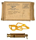 "SGT. PRESTON MOUNTED POLICE WHISTLE" LOT.