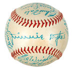 1952 PHILADELPHIA ATHLETICS TEAM SIGNED BASEBALL.