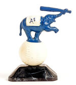 PHILADELPHIA A's PLASTIC FIGURAL PAPERWEIGHT.