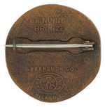 LENIN METAL PIN CIRCA 1924.