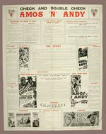 "AMOS 'N' ANDY" SHEET MUSIC TRIO.