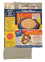 QUAKER "PIRATES 'GOLD - DETECTOR' RING" CEREAL BOX.