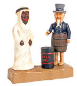 "UNCLE SAM & ARAB" JOHN WRIGHT MECHANICAL BANK.