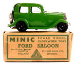 "MINIC FORD SALOON" BOXED WINDUP.