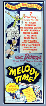 "MELODY TIME" INSERT POSTER.