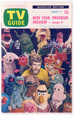 TV GUIDE MAGAZINE AUSTRALIAN EDITION W/JIM HENSON/MUPPETS SESAME STREET PREMIERE COVER.