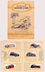 COMPLETE TOBACCO CARD "ALBUM OF MOTOR CARS."