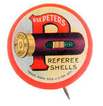 SUPERB COLOR "USE PETERS" WITH CUT-AWAY SHELL.