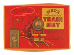 "MARX SPARKLING MECHANICAL TRAIN SET."