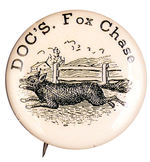 "DOC'S FOX CHASE" BUTTON.