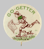 BOY SCOUT RARE "GO-GETTER" BUTTON.