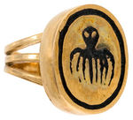 JAMES BOND REPLICA PROP SPECTRE OCTOPUS LOGO RING.