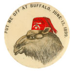 HAKE COLLECTION FRATERNAL CAMEL HEADED TO BUFFALO 1899.