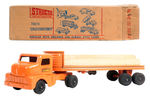 "STRUCTO LOG TRAILER."