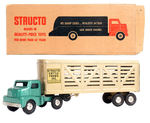 "STRUCTO CATTLE TRAILER."