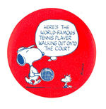 SNOOPY TENNIS PLAYER.