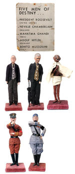 "FIVE MEN OF DESTINY" DOLLS.