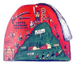 SHRINER'S 1904 CARTOON CELLULOID FEZ.