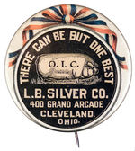 "BEST O.I.C." HOG DEALER BUTTON.