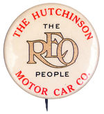 RARE "REO" LARGE CAR BUTTON.