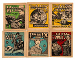 "TOM MIX" NATIONAL CHICLE CO. GUM BOOKLETS LOT.