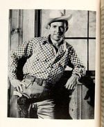 CURLY BRADLEY "THE TOM MIX OF RADIO" POSTCARD/BOOK.