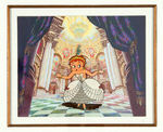 EXTREMELY RARE BETTY BOOP "POOR CINDERELLA" FRAMED ANIMATION PRODUCTION CELS DISPLAY.