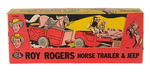 "ROY ROGERS HORSE TRAILER & JEEP" BOXED BY IDEAL