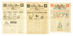 "THE LONE RANGER ROUNDUP" NEWSPAPER COMPLETE SET.