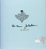 "THE ART OF HANNA-BARBERA" DOUBLE-SIGNED BOOK & TOM & JERRY ANIMATION CEL.