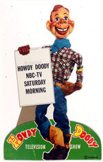 "HOWDY DOODY TELEVISION SHOW" CARDBOARD STANDEE.