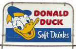 "DONALD DUCK SOFT DRINKS" WIRE RACK DISPLAY.
