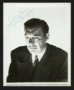 LON CHANEY JR. SIGNED VINTAGE PHOTO.